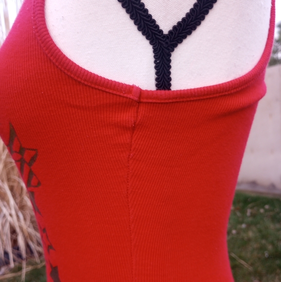 2b bebe Red and Gold Stars 4th of July Tank Top - Picture 7 of 13